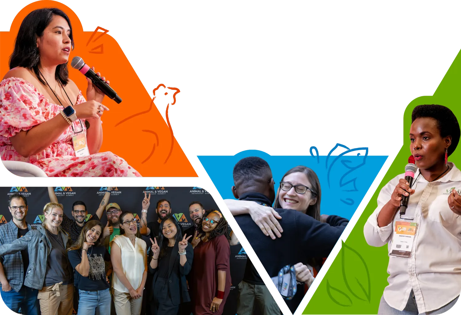 Participant·es et intervenant·es aux AVA Summits